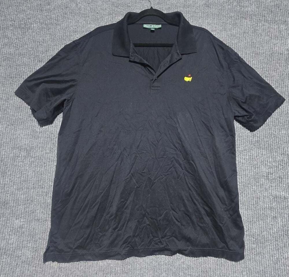 Masters Collection Golf Performance Polo Shirt Black Size XXL (008)